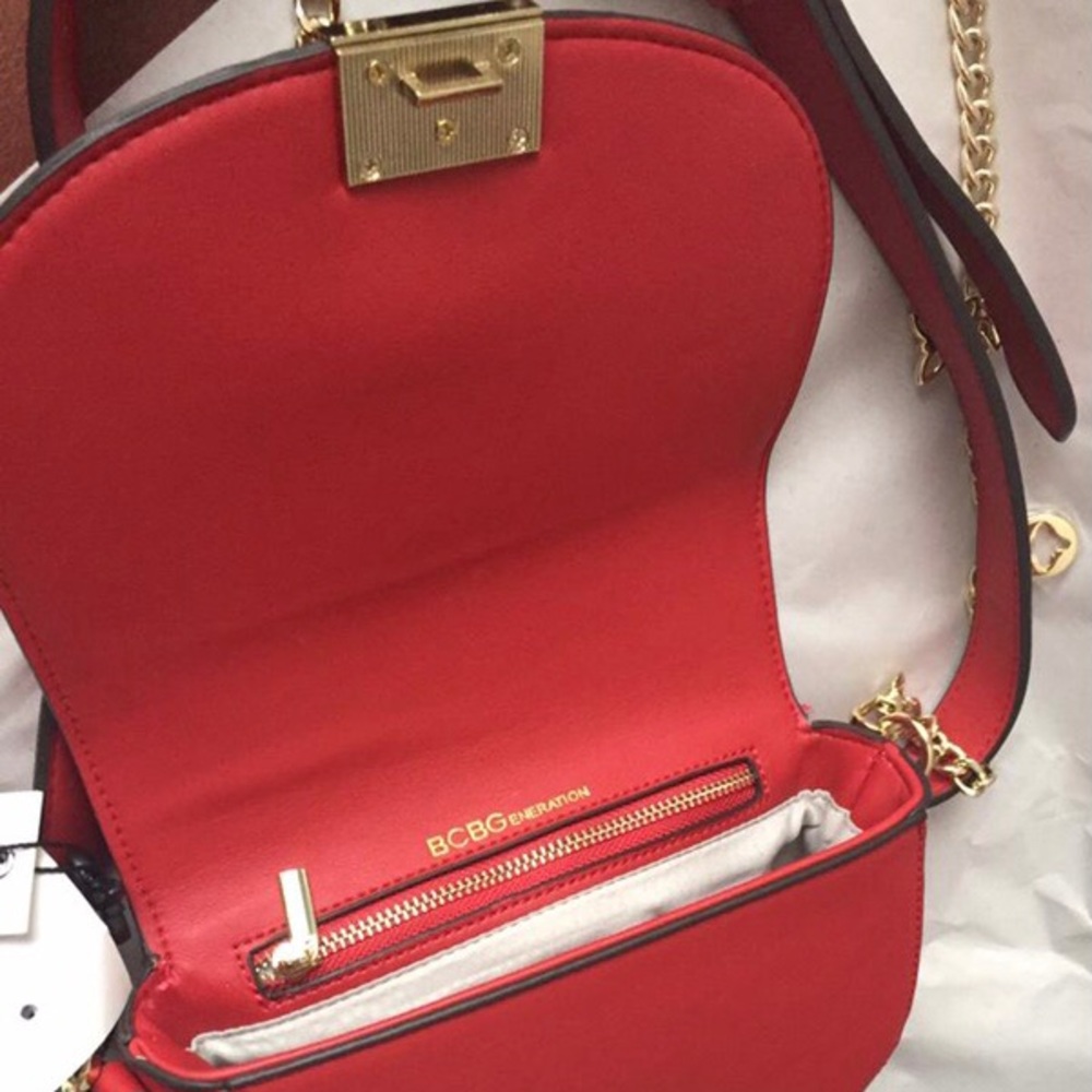 BCBGeneration Crimson Red Belt Bag Fanny Pack